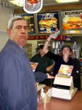 Dan Rather at Burger King